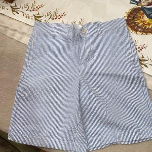 Vineyard Vines club shorts blue seersucker size 10